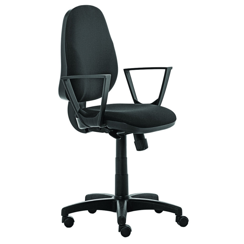 Chaise de bureau mobile en tissu POMMIERS