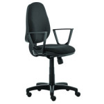 Chaise de bureau mobile en tissu POMMIERS