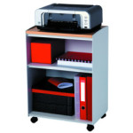 Desserte de bureau à cases