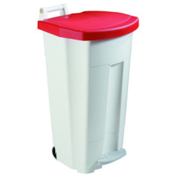 Poubelle restauration à pédale BLEUET