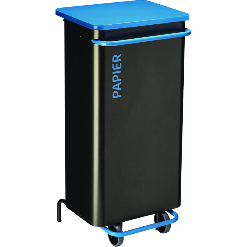 Corbeille de de tri sélectif mobile OXALYS