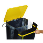 Corbeille de de tri sélectif mobile OXALYS