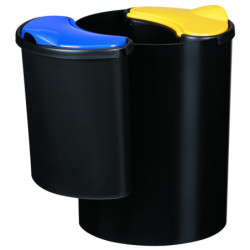 Poubelle de tri sélectif de bureau MODULTRI