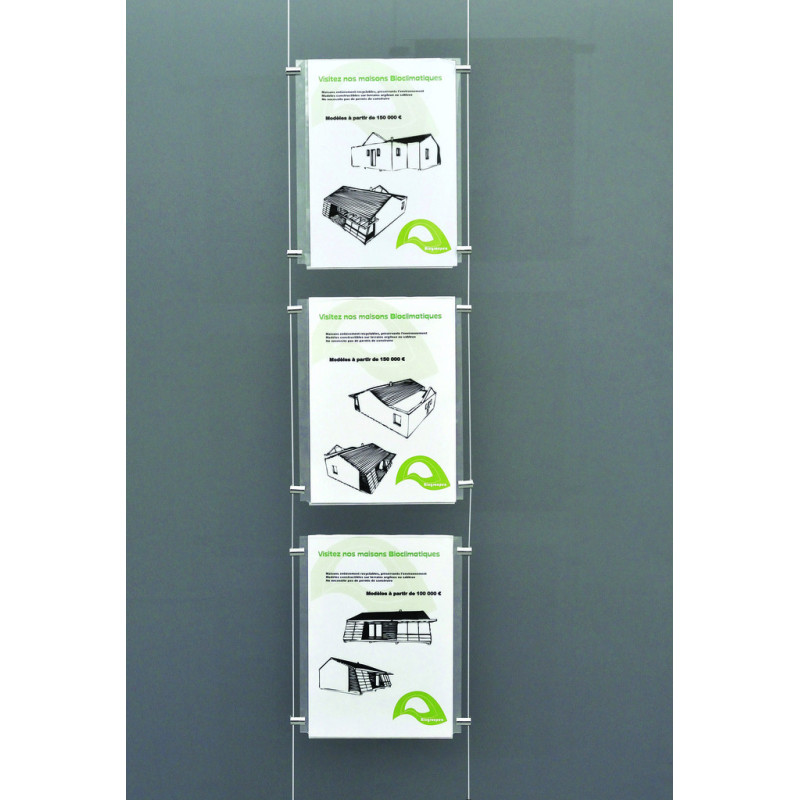 Porte-visuel pour système d'affichage par câble