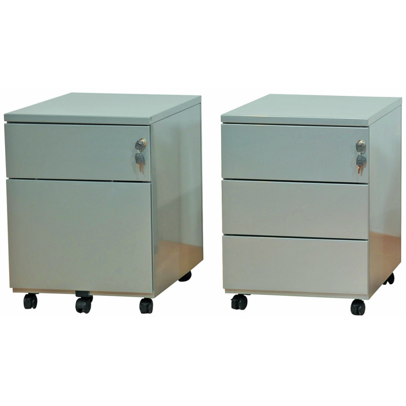 Caisson de bureau mobile en acier