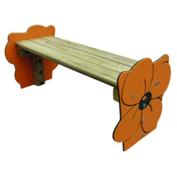 Banquette publique enfant FLORAL