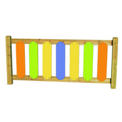 Clôture long. 200 cm - multicolore