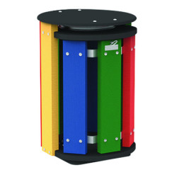 Corbeille de propreté extéreur recyclé BAMBINO