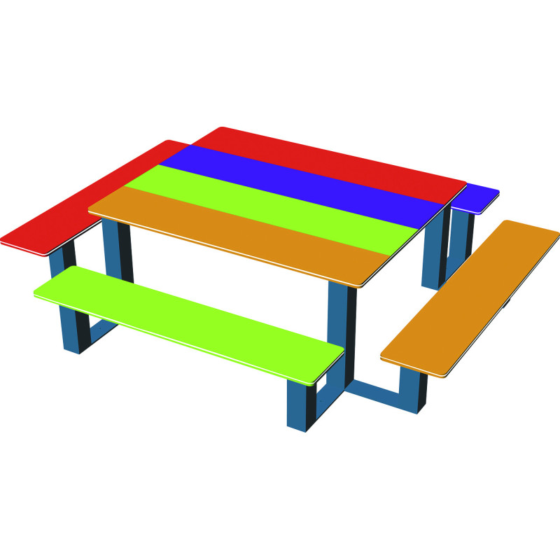 Table de pique-nique RAINBOW
