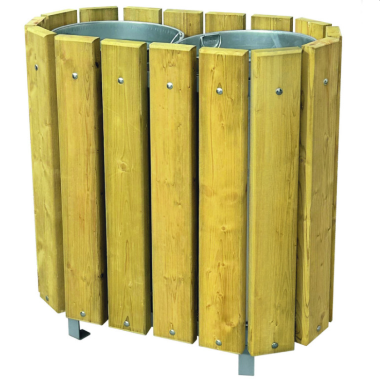 Offre Challenger :Lot de 2 bancs ST URBAIN + 2 corbeilles PILOSELLE 2 flux