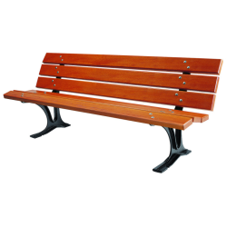 Lot de 2 bancs ST PAUL + 2 corbeilles PILOSELLE 2 flux