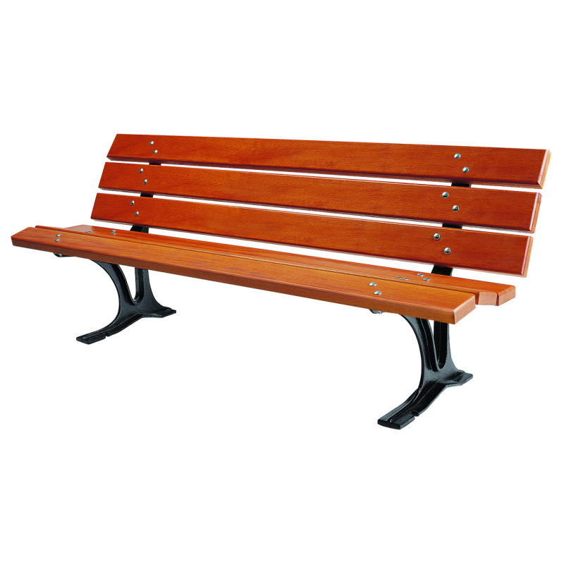 Lot de 2 bancs ST PAUL + 2 corbeilles PILOSELLE 2 flux