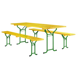 Offre Challenger : 4 tables ECLAT + 6 bancs : 2 bancs OFFERTS
