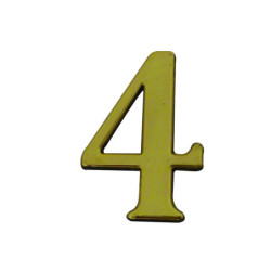 Numéro de maison CHIFFRE ZAMAK - LAITON - POLYPRO