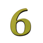 Chiffre polypropylène adhésif