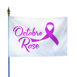 Modèle A fond blanc écriture rose