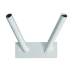 Porte-drapeaux mural 2 places