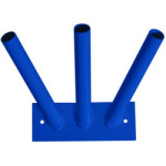 Porte-drapeaux mural 3 places