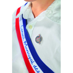 Echarpe tricolore jeune élu