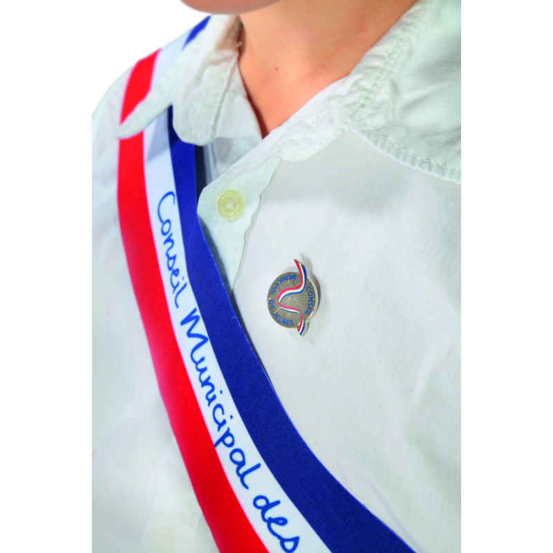 Echarpe tricolore jeune élu