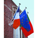 Lot pavoisement SUPPORT DE FAÇADE + PAVILLONS