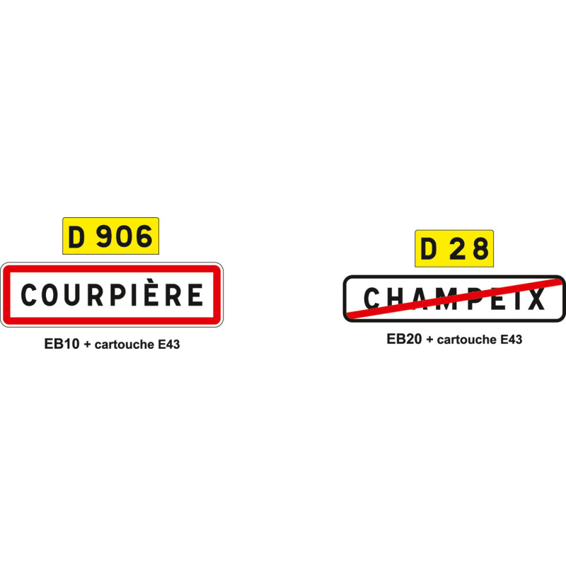 Panneau de localisation TYPE EB et E30