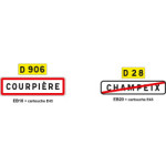 Panneau de localisation TYPE EB et E30