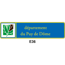 Panneau de localisation TYPE EB et E30