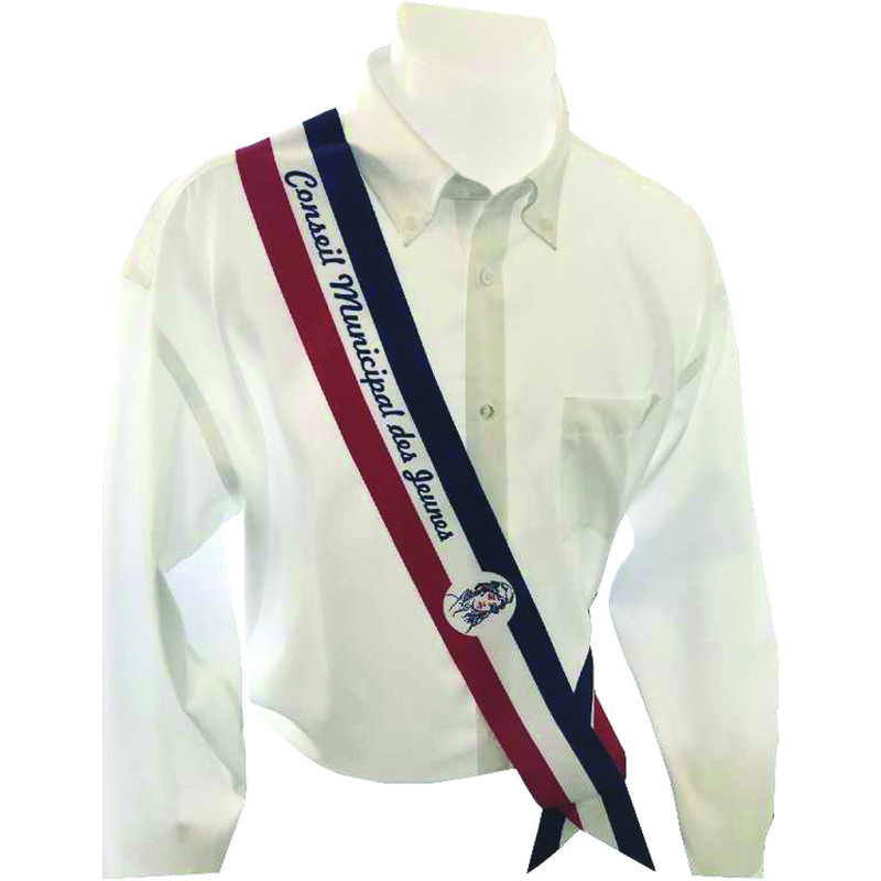 Echarpe conseil municipal des jeunes