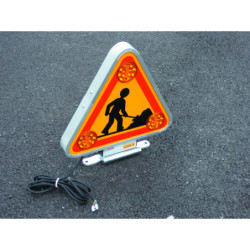 Triangle véhicule rabattable