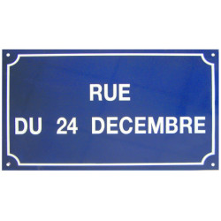 Plaque de rue