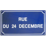 Plaque de rue