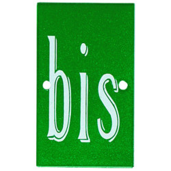 Plaque Bis ou Ter