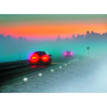 Plot routier en verre RETROREFLECHISSANT - lot de 6