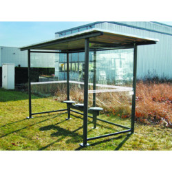 Abri de bus acier GLU