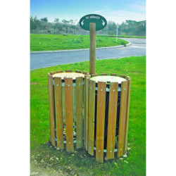 Corbeille urbaine de tri GALIUM