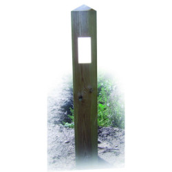 Borne urbaine RETRO-REFLECHISSANTE