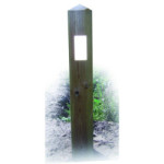 Borne urbaine RETRO-REFLECHISSANTE