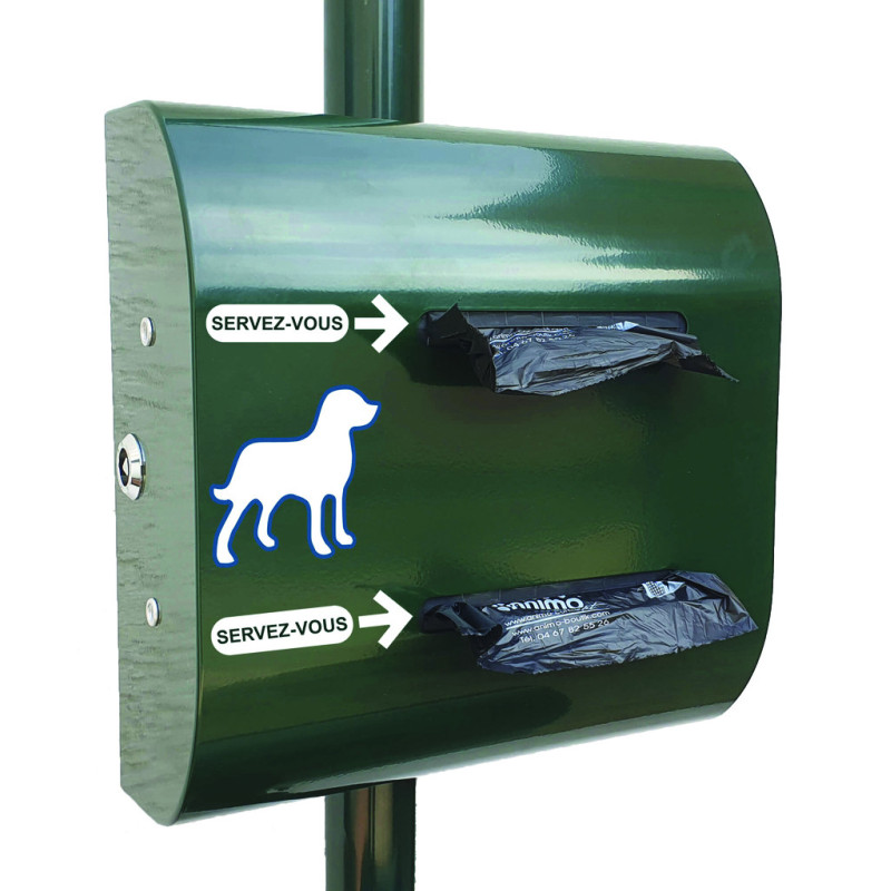 Distributeur canin 2 rouleaux