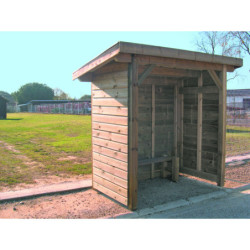 Abri bus en bois CAMPAGNE