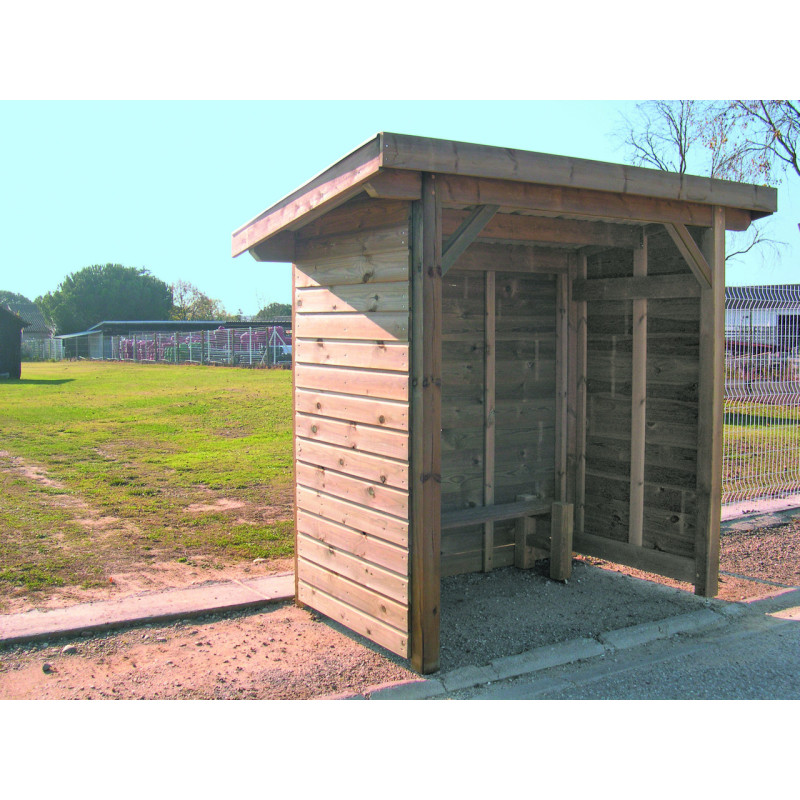 Abri bus en bois CAMPAGNE