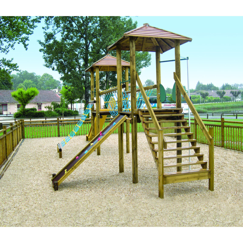 Structure de jeux bois collectivités CHÊNE