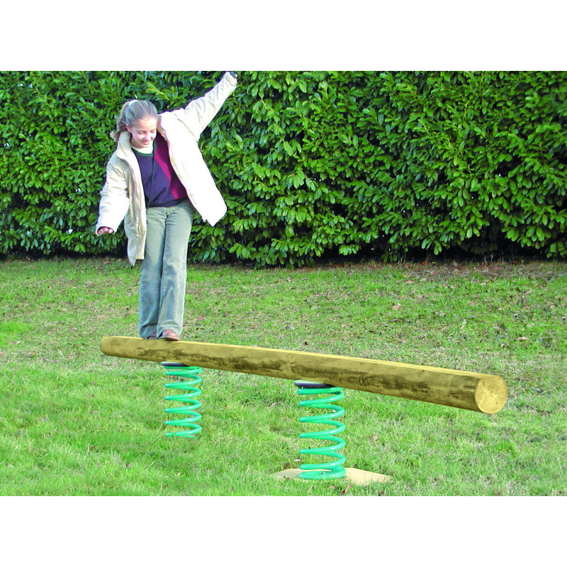 POUTRE D'EQUILIBRE OSCILLANTE à ressort