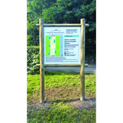 Panneau d'affichage BOIS NON COUVERT