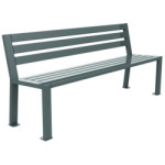 Banc espace public métal St Gabriel