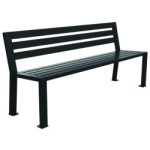 Banc espace public métal St Gabriel