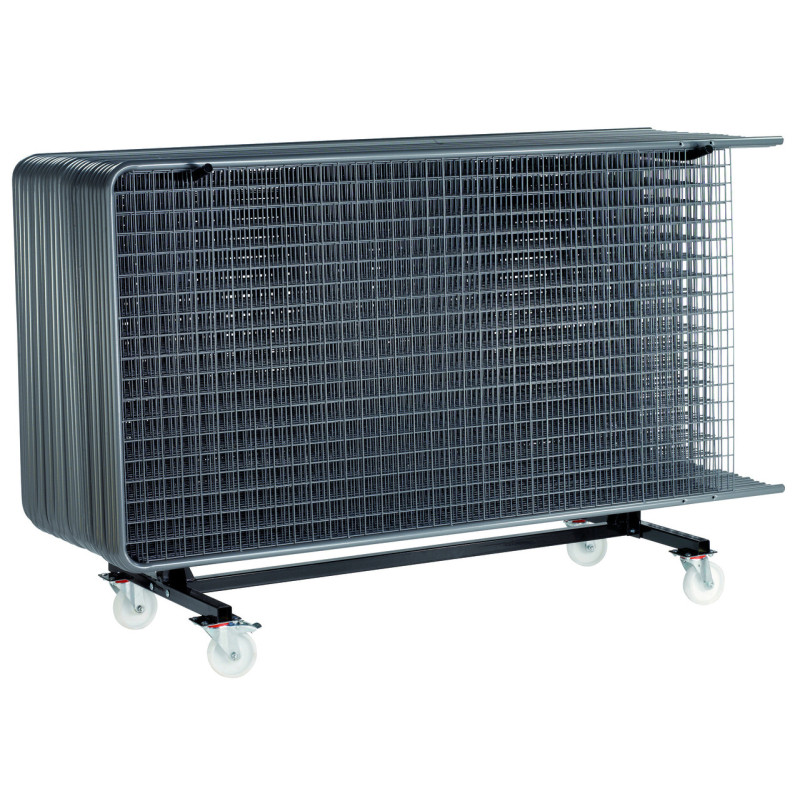 Chariot grille d'exposition