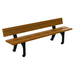 Banc public en bois ST CORENTIN