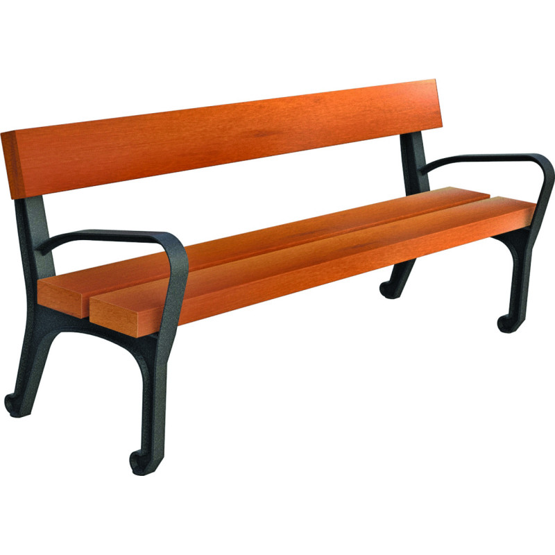Banc urbain en bois ST ARMAND