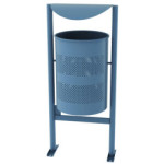 Corbeille avec protection pluie